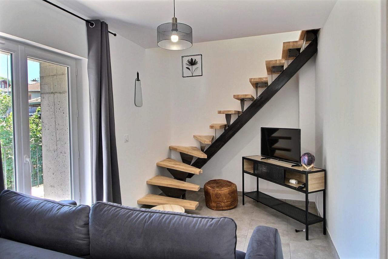 Apt Type 3 En Duplex Sur Evian Les Bains Vue Lac Ngoại thất bức ảnh